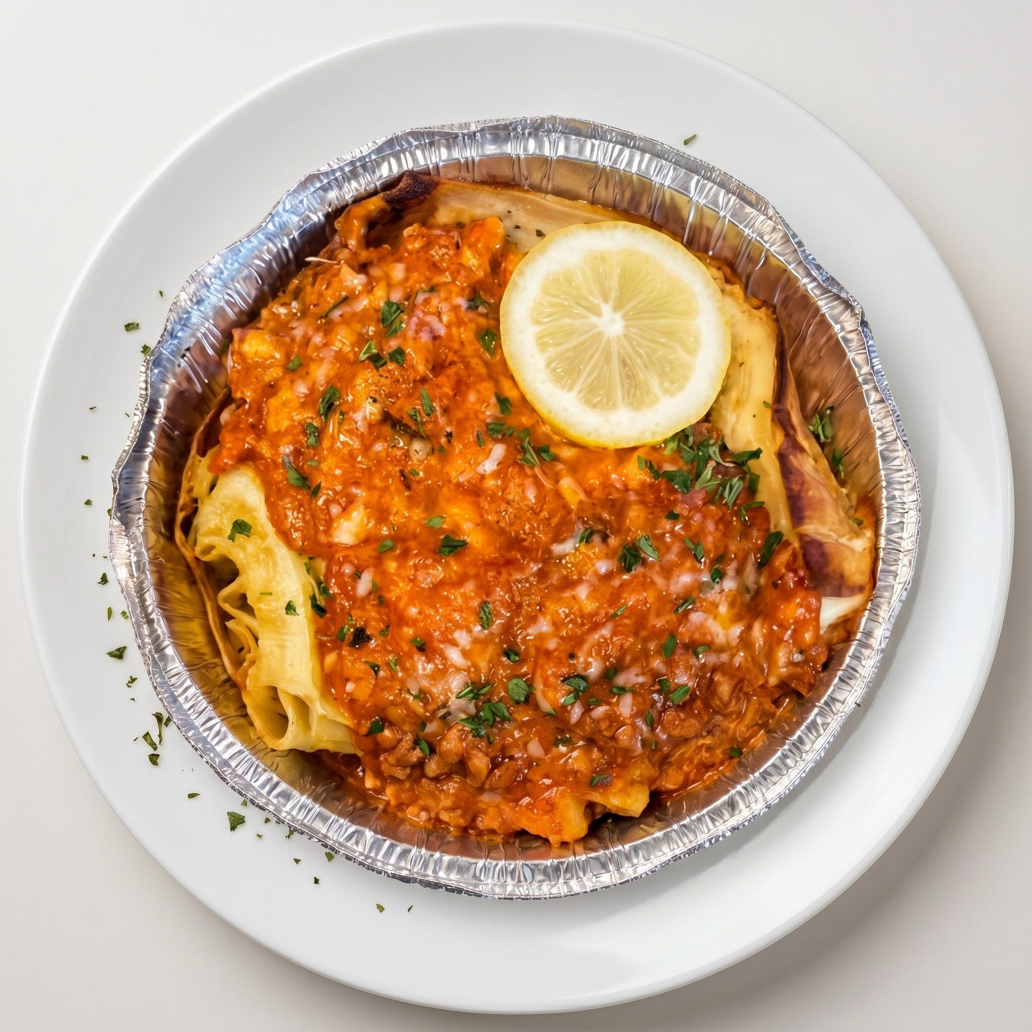 Seafood Lasagna.
